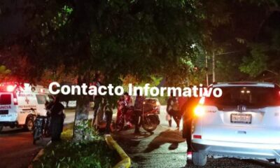 Ch0can moto y camioneta en la Nueva Tacoteno; «Código Rojo» atendió a un l3sion4do