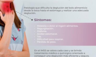 Informa IMSS Veracruz Sur sobre la disfagia