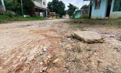 La calle Pánuco, un p3ligró para los residentes de Las Fuentes