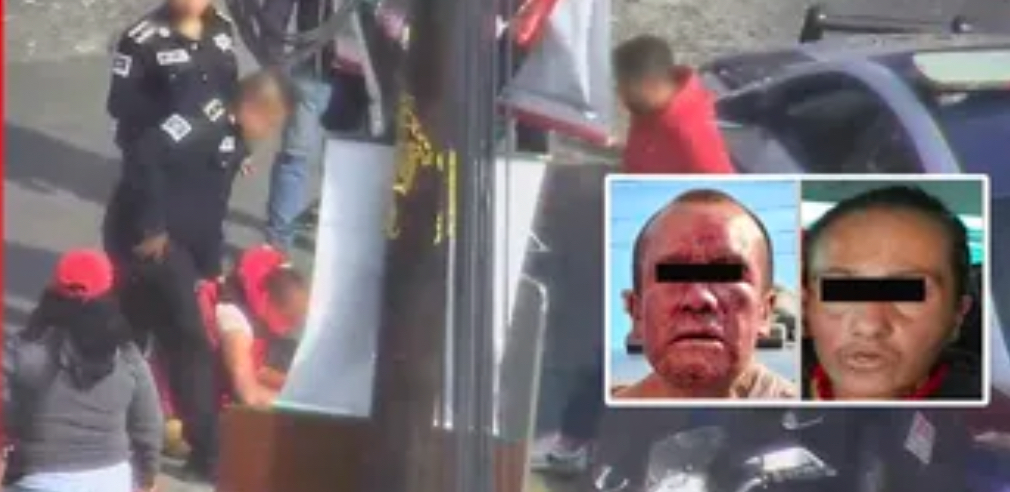 Intentan l!nch4r a hombre que presuntamente r4ptó a niña de 2 años en Toluca, Edomex