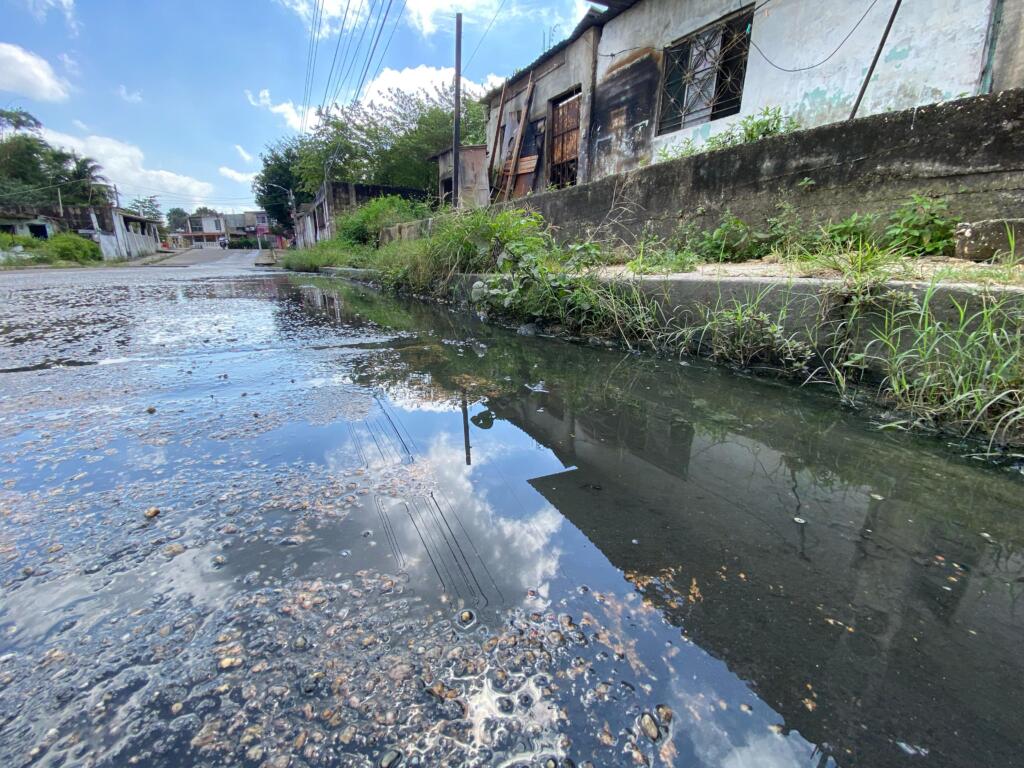 (+VÍDEO) En la colonia Buenavista Sur, inundados con aguas n3gr@s de drenaje desde octubre de 2024; la autoridad hace caso omiso