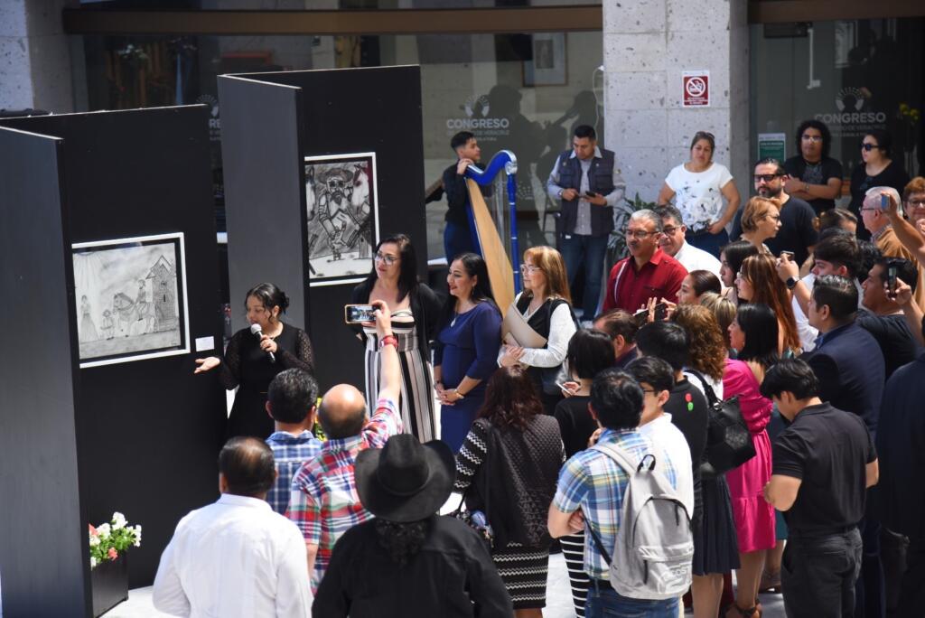 *Inauguran en el Congreso del Estado exposición de dibujo*