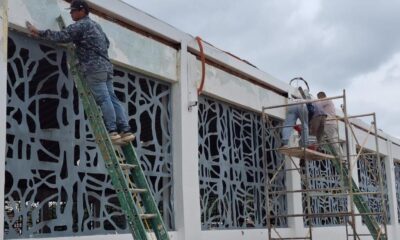 Gobierno de #Cosoleacaque revitaliza el auditorio municipal.