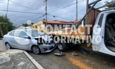 (+VIDEO)Ch0que en la Buena Vista Sur, deja s3ver0s daños materiales