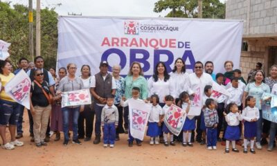 El gobierno municipal de #Cosoleacaque, mejora la infraestructura vial.