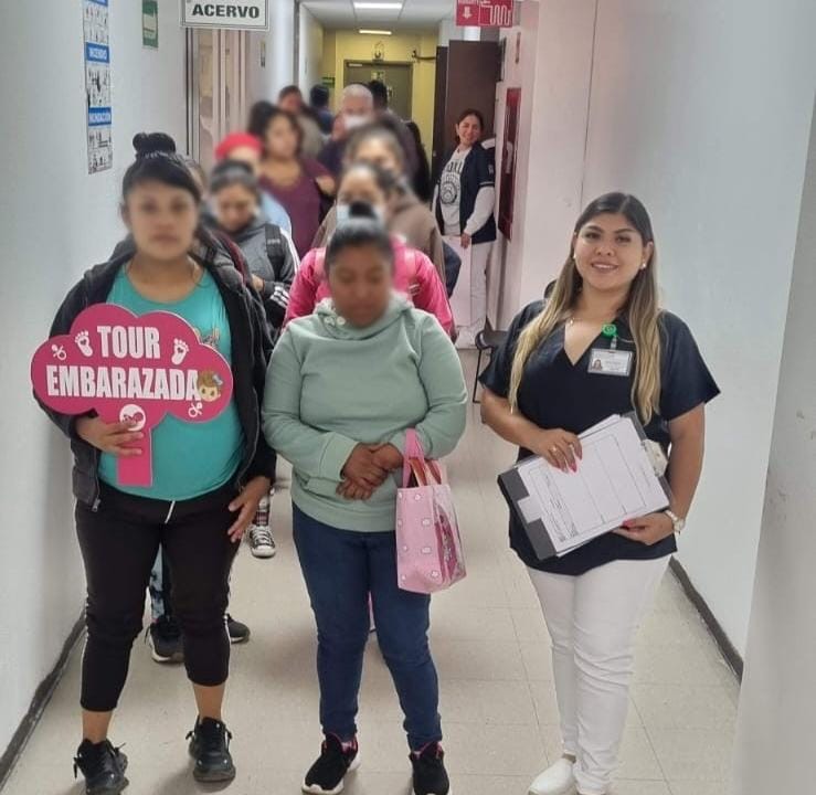 Ofrece IMSS Veracruz Sur Tour Obstétrico a mujeres embarazadas
