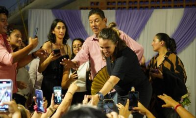 Exitosa presentación de Saskia Niño de Rivera en el municipio de #Cosoleacaque.