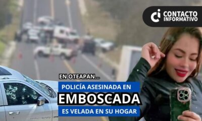 *Policía as3s!nad4 en emboscada es velada en su hogar*