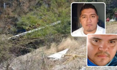 DE ACAYUCAN, EL CHOFER Y AYUDANTE DEL CAMIÓN QUE SE VOLCÓ EN OAXACA.