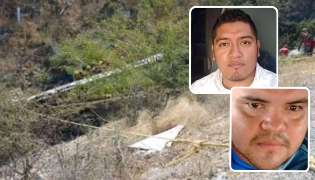 DE ACAYUCAN, EL CHOFER Y AYUDANTE DEL CAMIÓN QUE SE VOLCÓ EN OAXACA.