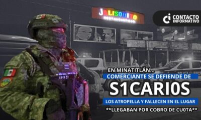 Dos s!c@r!0s mu3rt0s en medio del intento de c0br0 de p!s0 a comerciante en Minatitlán, Ver.