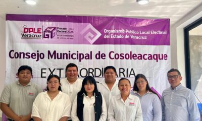 Consejo Municipal del OPLE de Cosoleacaque toma protesta a nuevos integrantes