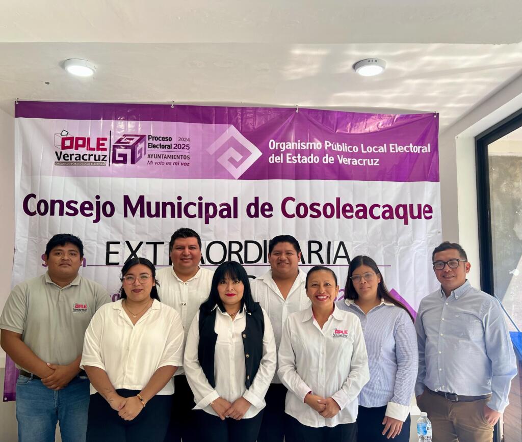 Consejo Municipal del OPLE de Cosoleacaque toma protesta a nuevos integrantes