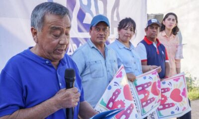 Arranca importante obra de pavimentación en la colonia Emiliano Zapata del municipio de #Cosoleacaque.
