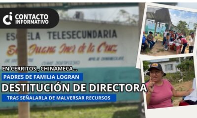 Padres de familia consiguieron destitución de directora en Cerritos; la señalaron de probable malversación de recursos en telesecundaria