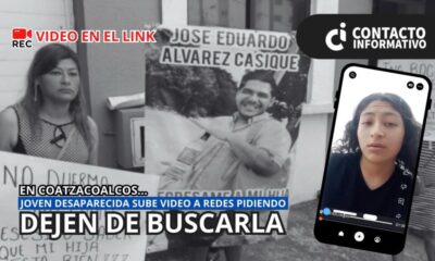 (+VIDEO) Mientras que su madre se manifestaba en la Fiscalía, joven reportada como des4par3cida pedía dejaran de buscarla