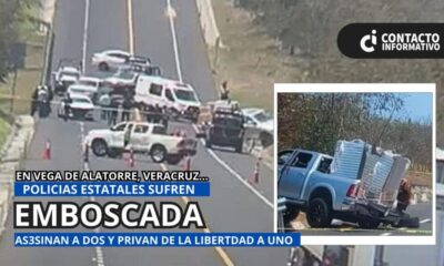 As3sin4n a t!ros a dos elementos de la Policía Estatal de Veracruz; estaban en su día de descanso