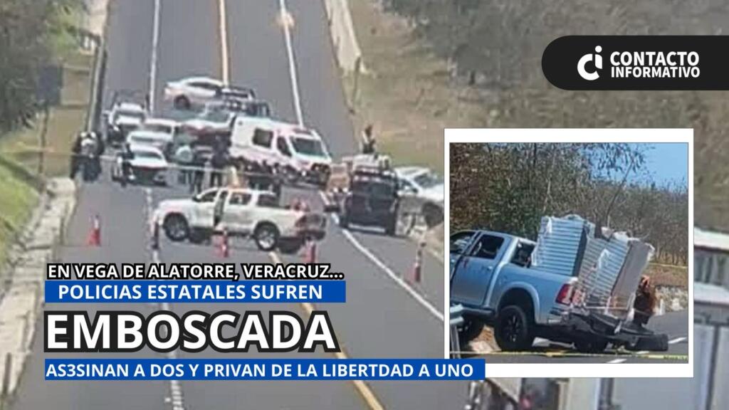 As3sin4n a t!ros a dos elementos de la Policía Estatal de Veracruz; estaban en su día de descanso