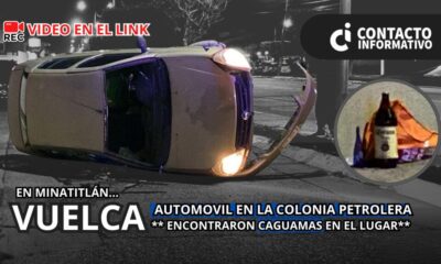 (VIDEO) ¡Se volcó con todo y “las frías” en la Petrolera!