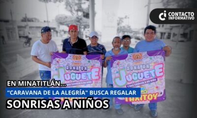 *(+VIDEO)»Caravana de la Alegría» busca regalar sonrisas a niños de Minatitlán*