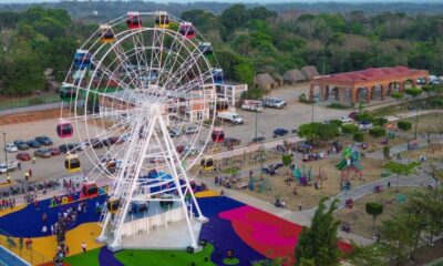 Cosoleacaque ya inauguró su majestuosa rueda de la fortuna de 30 metros de altura.
