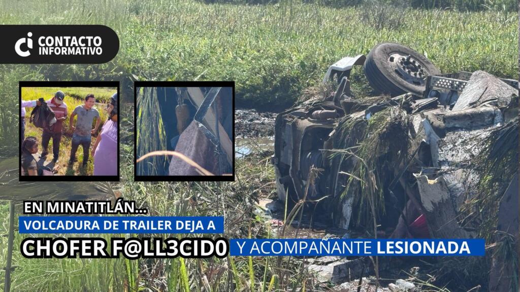 (+VIDEO)Trágica v0lcadur4 de tráiler en “Las Matas” deja un mu3rto y una mujer h3rid4.