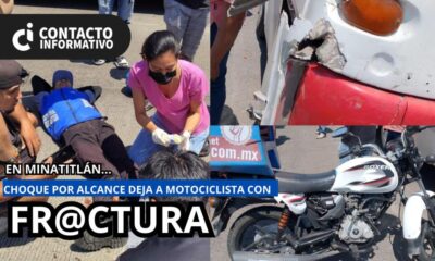 Ch0qu3 por alcance entre moto y urbano; grav3 fr@ctur@ en la víctima