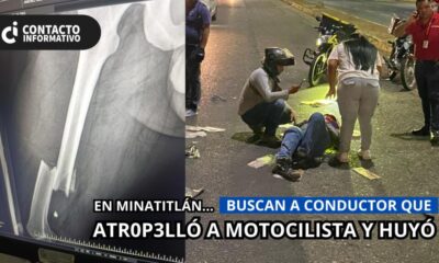 Buscan a conductor que atr0p3lló a motociclista y huyó del lugar en Minatitlán