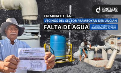 (+VIDEO) Vecinos del Sector Framboyán denuncian falta de agua.