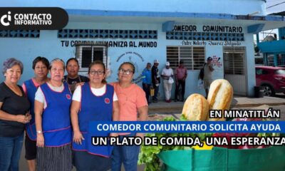 Un plato de comida, una esperanza: comedor comunitario en Minatitlán solicita ayuda