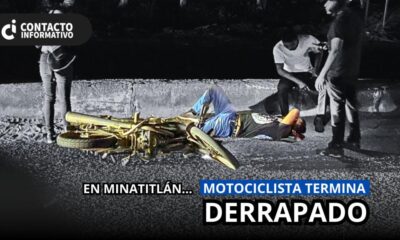 (+VIDEO) ¡Motociclista derrapado frente a la colonia México!