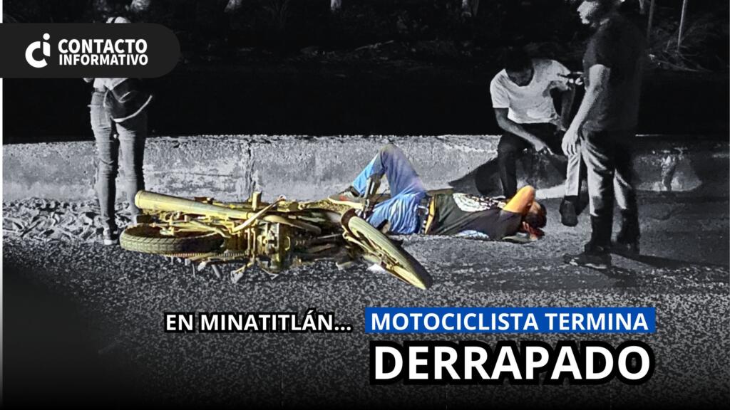 (+VIDEO) ¡Motociclista derrapado frente a la colonia México!