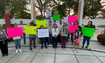 *Se manifiestan periodistas de Coatzacoalcos, exigen justicia por el as3sin4to de Avisack Douglas en Juan Rodríguez Clara*