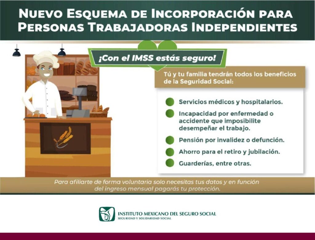 Informa IMSS Veracruz Sur sobre personas trabajadoras independientes