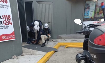 *As4ltó un Oxxo en Coatzacoalcos, pero le dieron ganas de orinar y lo encerraron los empleados en la bodega*