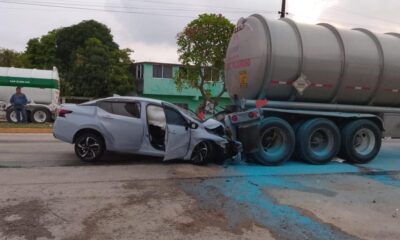 *Ch0ca su auto otro elemento de la marina en Coatzacoalcos*