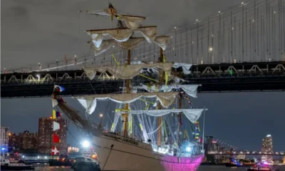 Arriban al puerto de Veracruz 172 cadetes y 2 oficiales tras accidente del Cuauhtémoc: Semar