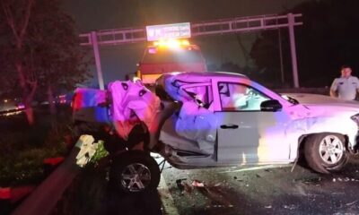 Aparatosa volcadura frente a la colonia Veracruz