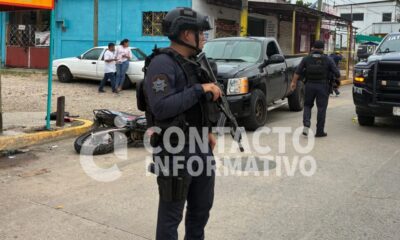 Comerciante se defiende de presunto ext0rsion@dor en Minatitlán, Ver.; agres0r termina h3rid0 tras persecución