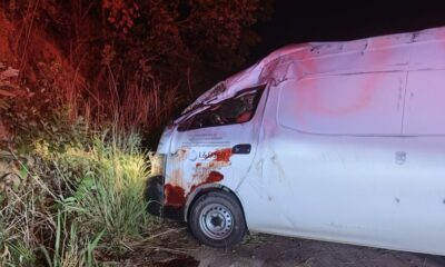 **Volcadur@ en la carretera cerca de San Juan Evangelista deja a un conductor h3rido**