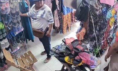 Captan a mujer r0b@ndo cartera en comercio de Cosoleacaque, Ver.