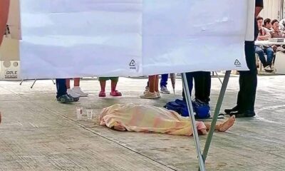 Mu3re mujer de un inf4rt0 al acudir a votar