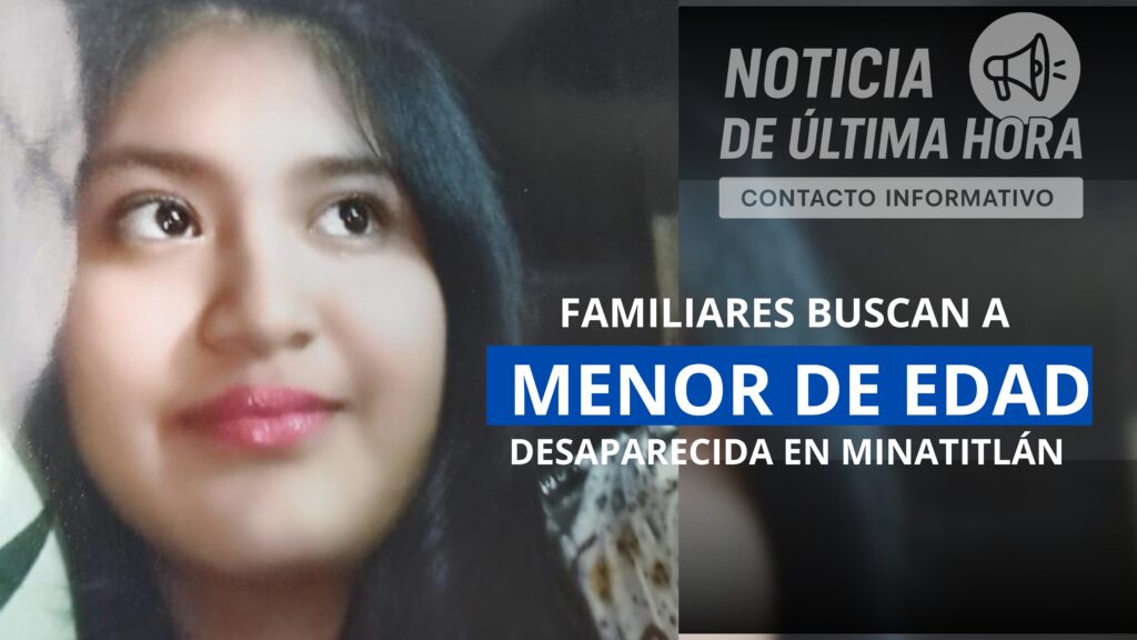 Buscan a Diana Guadalupe, joven de 13 años desaparecida en Minatitlán