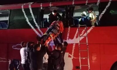 *ACC!D3NTE MÚLTIPLE EN LA AUTOPISTA LA TINAJA – COSOLEACAQUE DEJA 2 MU3RT0S Y 20 H3RID0S; ADO, ENTRE LOS INVOLUCRADOS*