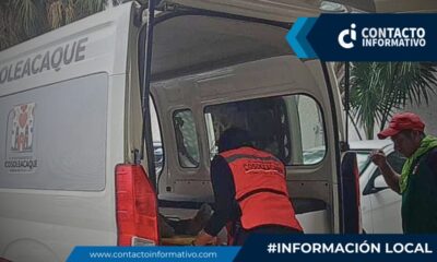 Hombre sobr3viv3 a desc@rga eléctrica y caída de 10 metros en Cosoleacaque