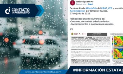 Desactivan Alerta Gris y emiten Aviso Especial por temporal lluvioso