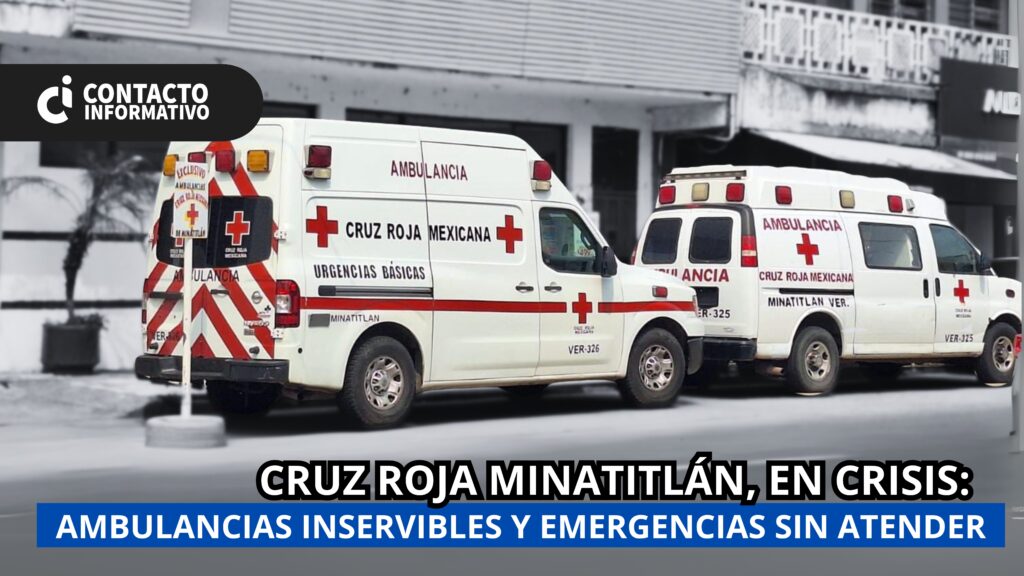 Cruz Roja Minatitlán, en crisis: ambulancias inservibles y emergencias sin atender: ciudadanos