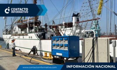 Trasladan al buque Cuauhtémoc a otro astillero para su reparación