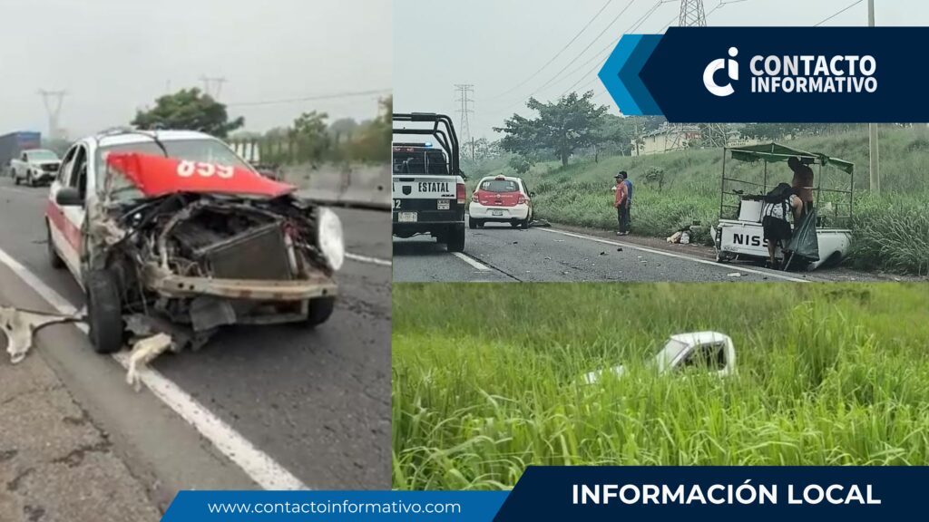 Fuerte choque acabó con conocida camioneta dedicada a la venta de «churr0s» y otras frituras en Minatitlán