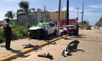 *Fu3rte acc!d3nte en Las Palmas deja 400 mil pesos en daños*